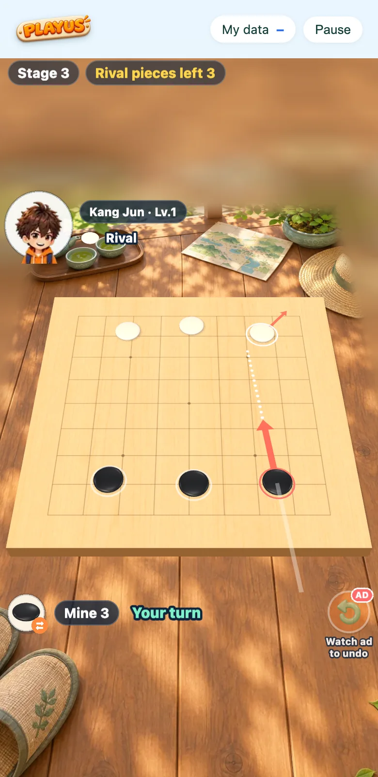 Alkkagi screenshot 1