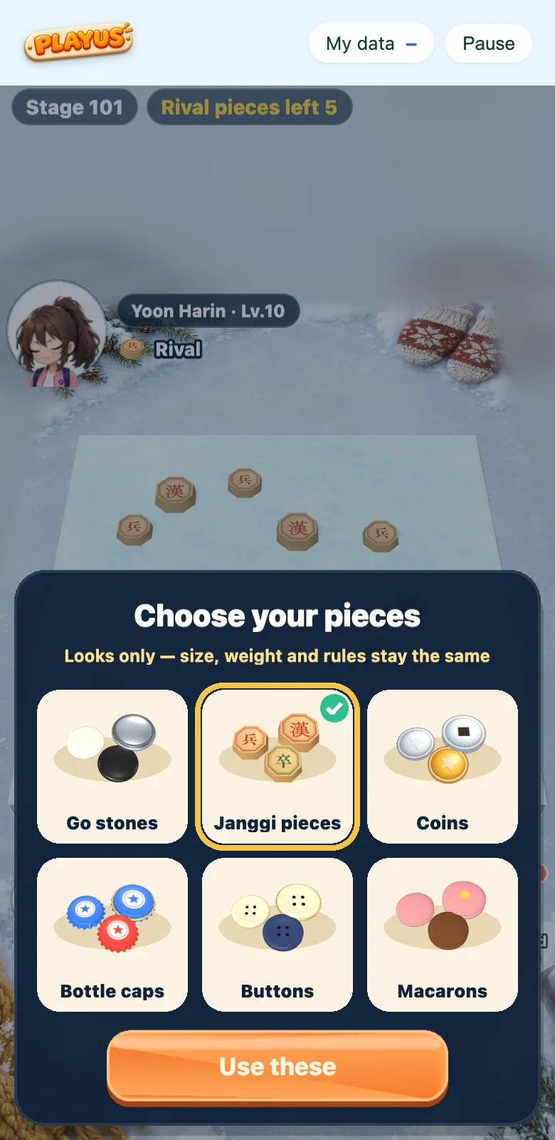 Alkkagi screenshot 3