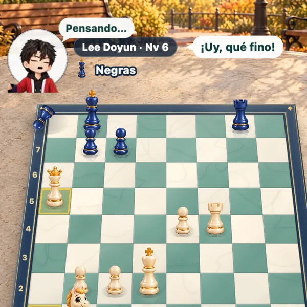 Cómo jugar a Ajedrez de la Plaza, paso 5: Juega una partida con un amigo de viaje