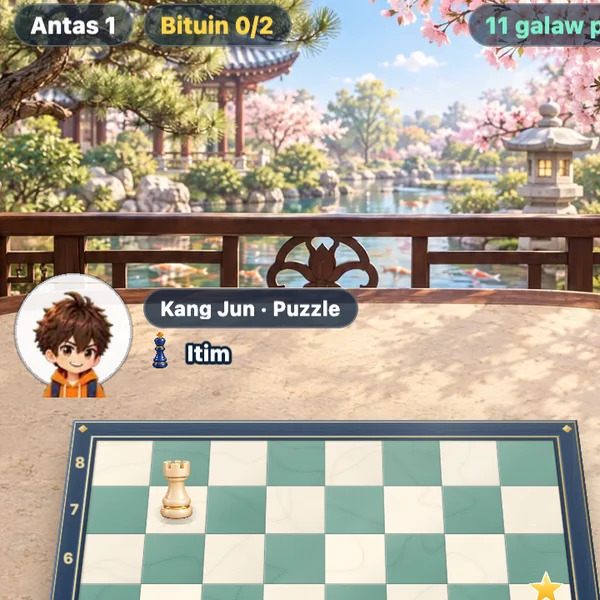 Paano laruin ang Plaza Chess, hakbang 3 — Isang layunin bawat round