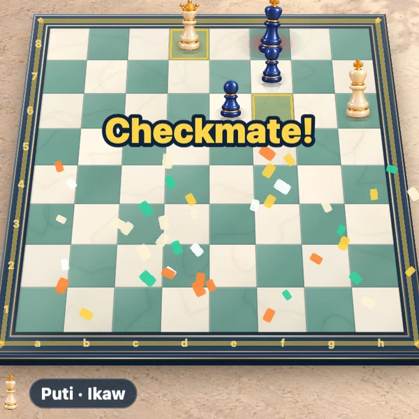 Paano laruin ang Plaza Chess, hakbang 4 — Manalo sa checkmate
