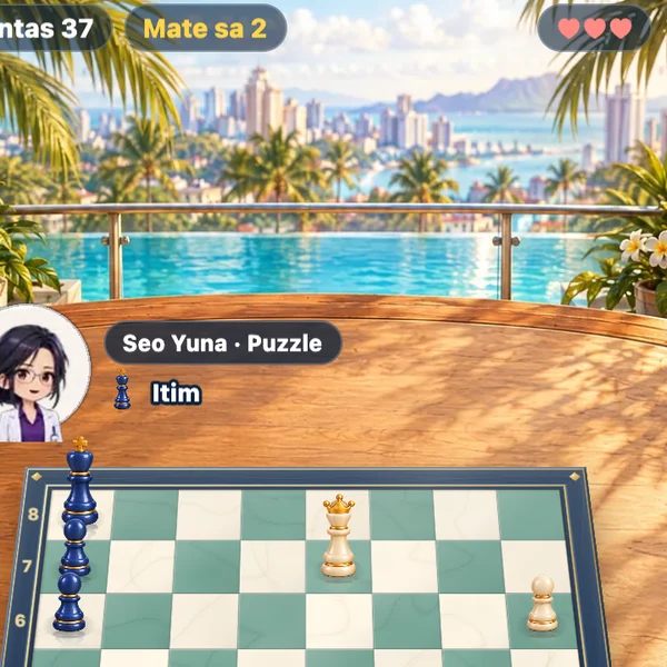 Paano laruin ang Plaza Chess, hakbang 6 — Isang puso bawat maling galaw