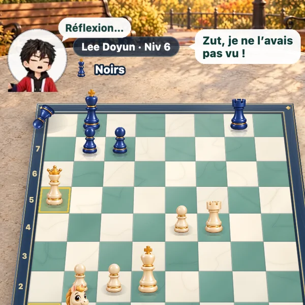 Comment jouer à Échecs de la Place, étape 5 : Jouez une partie avec un ami de voyage