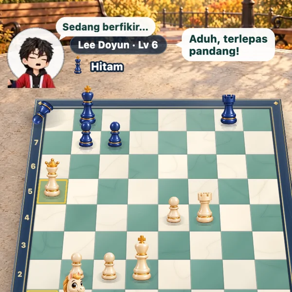 Cara main Catur Dataran, langkah 5 — Berlawan dengan rakan kembara