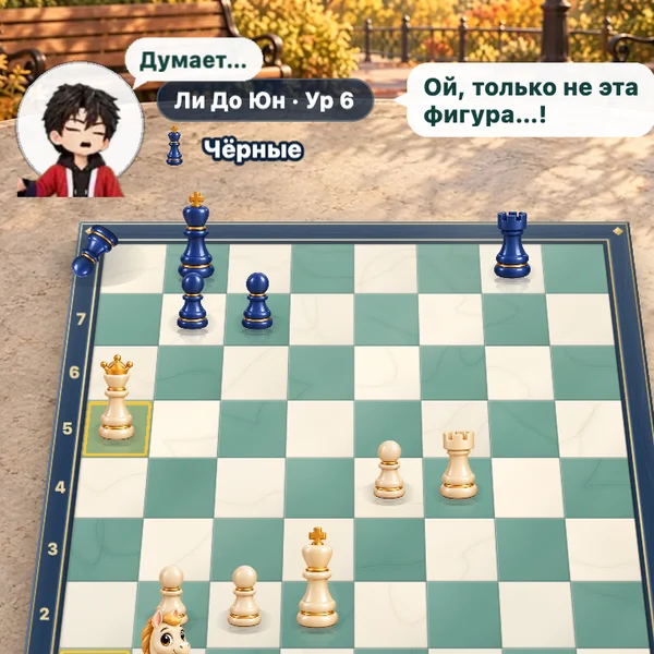 Как играть в Шахматы на площади, шаг 5 — Партия с попутчиком