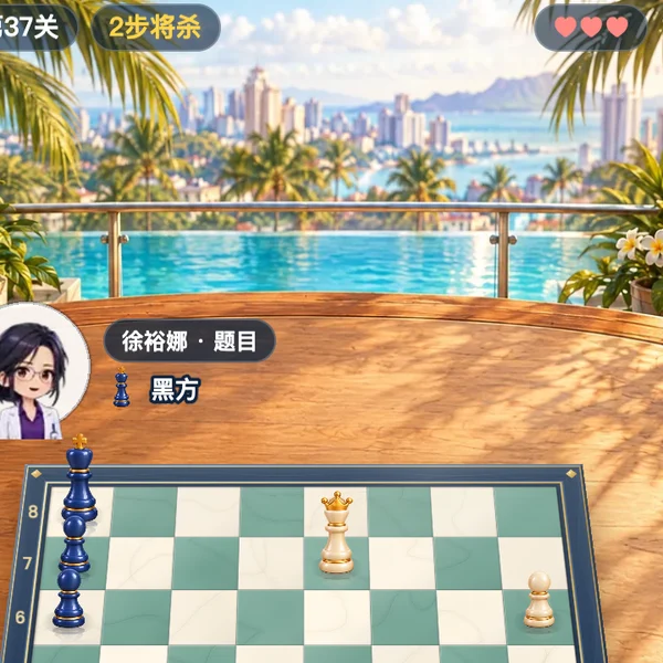 广场国际象棋玩法第 6 步 — 走错扣一颗心