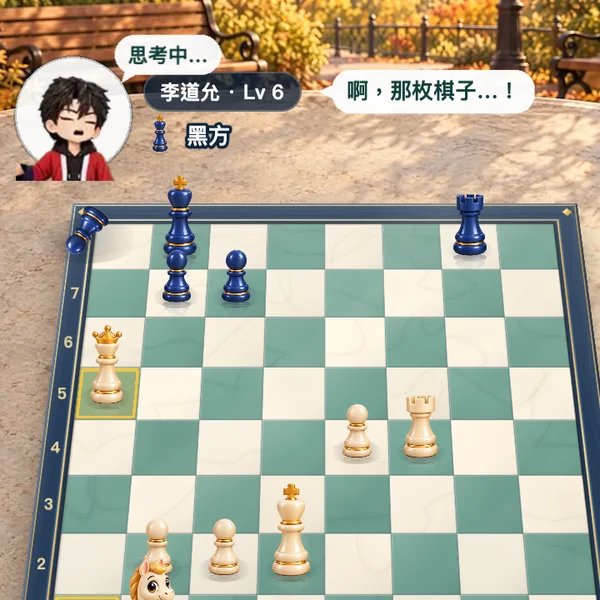 廣場西洋棋玩法第 5 步 — 和旅伴對局