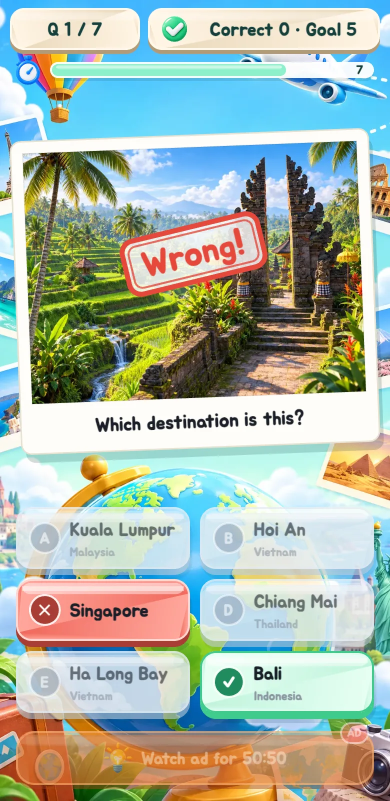 Screenshot ng Hulaan ang Destinasyon 3